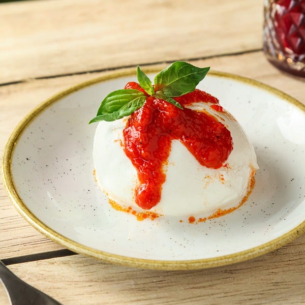 Burrata tapenade de poivron