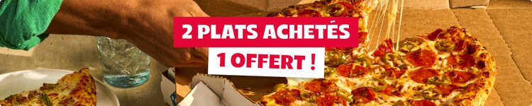 Offre spéciale pizzas