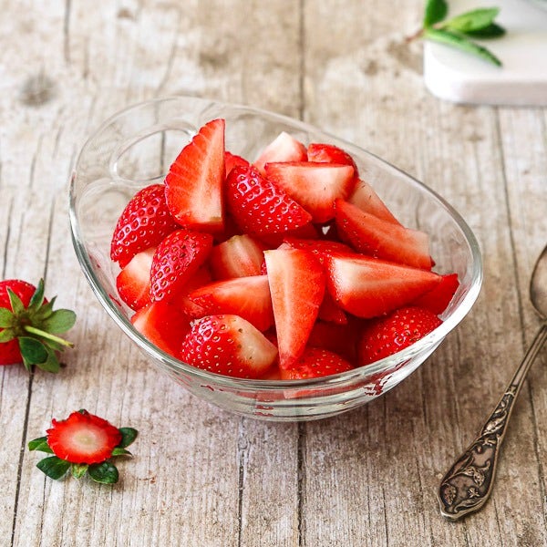 Coupe de fraises
